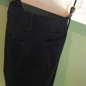 Women’s black velvet pants